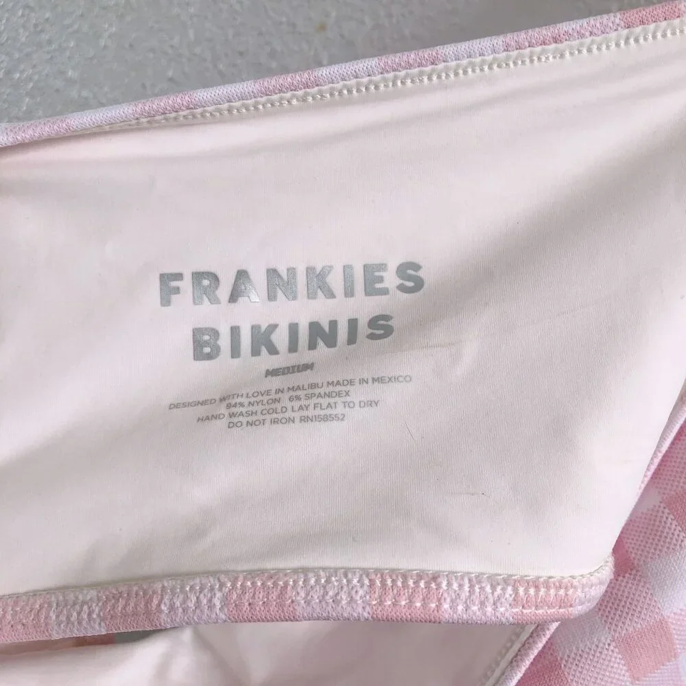 FRANKIES BIKINIS Strapless Bikini Top Size Medium‎